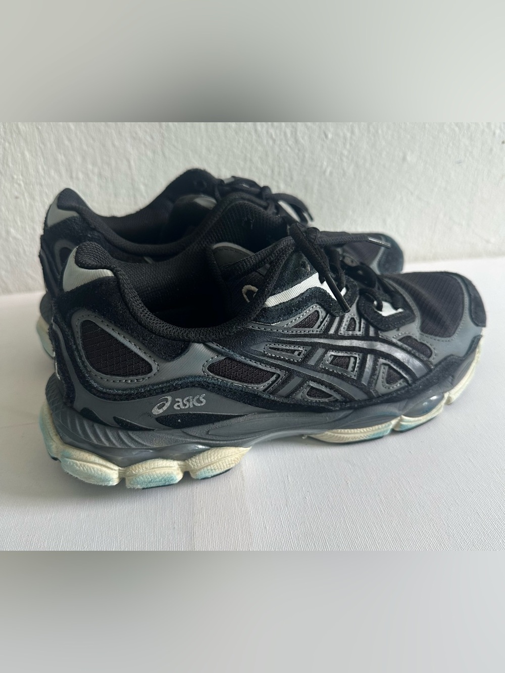 ASICS Black and Gray women Athletic Running Shoes